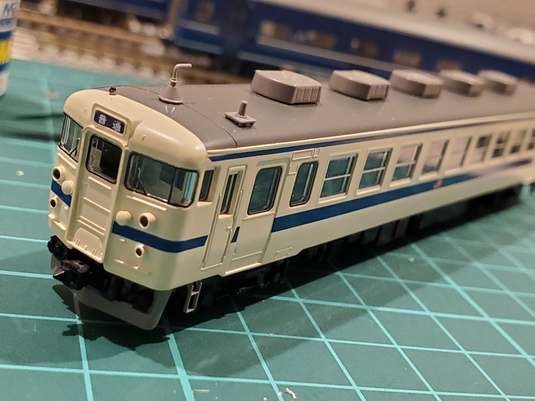 TOMIX 92311 475系九州色を仕上げます③ | 鉄道模型なまけ日記