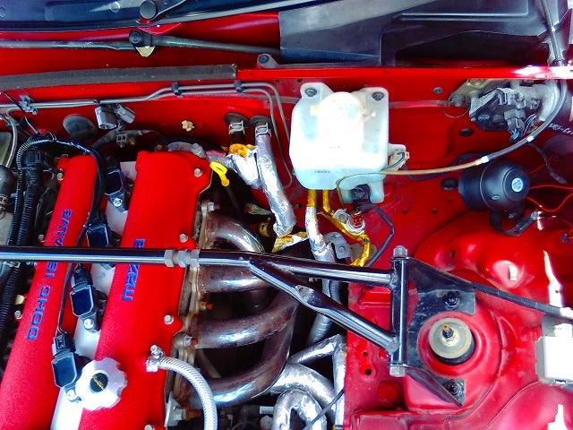 NBロードスター ヒーター温水コントロールバルブ取り付け | つぶれそう