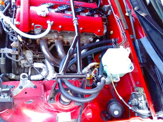 NBロードスター ヒーター温水コントロールバルブ取り付け | つぶれそう