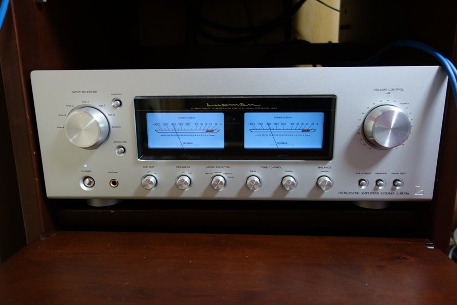 帰って来た LUXMAN プリメインアンプ L-509u | 60歳から自作真空管アンプ