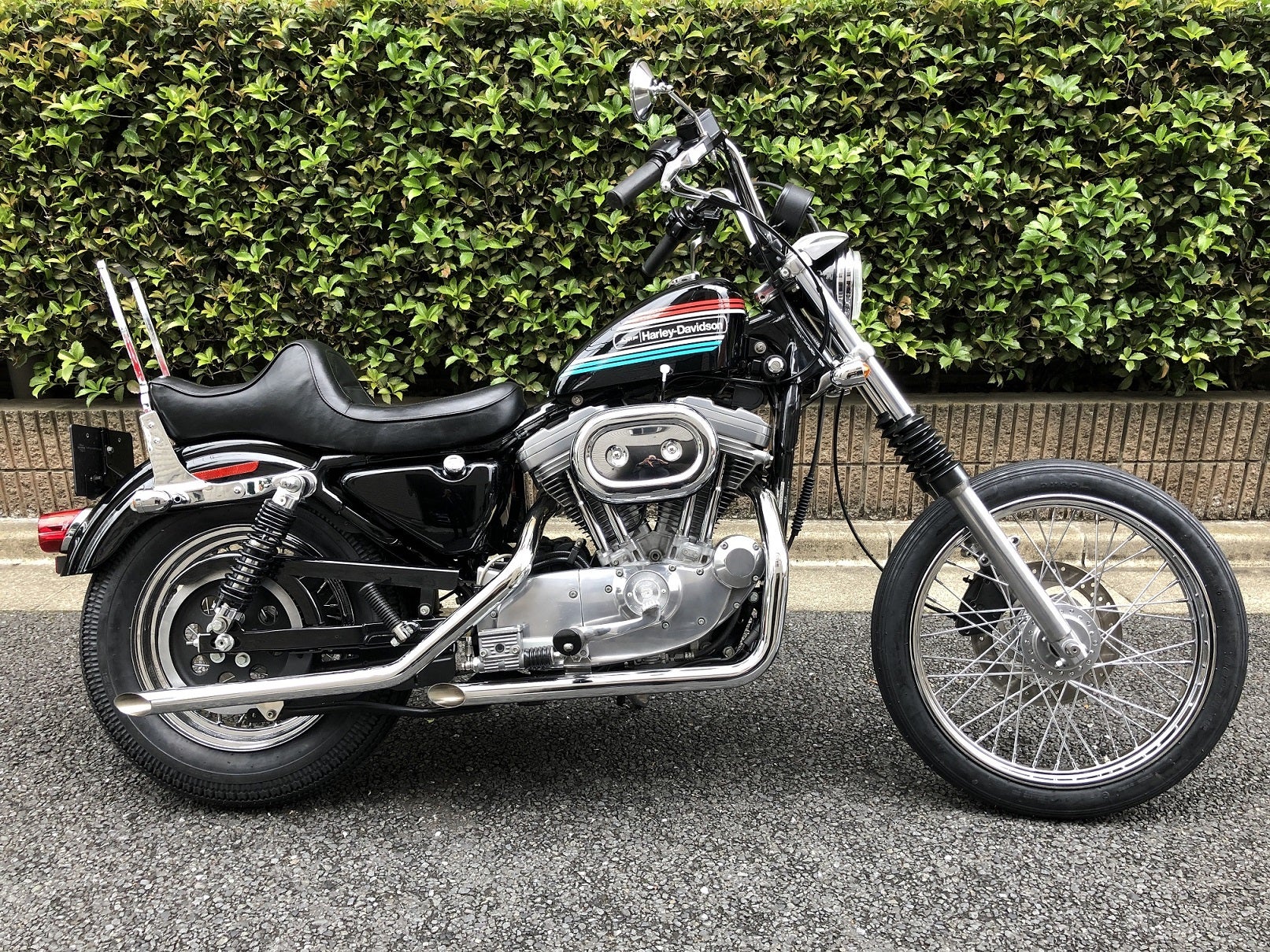 2002年式 ハーレーXL883 純正フロントフォーク ダブルディスク 39mm