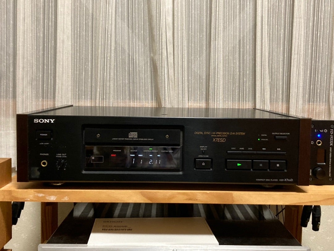 SONY CDP-X7ESD 弍号機 其ノ零 | うしおの徒然なるままに