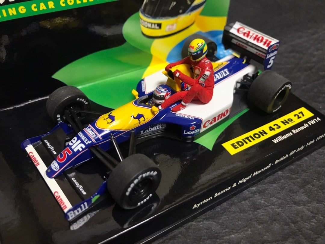 1991.7.14 イギリスGP セナ&マンセル | エイトプリンのミニカー中心の