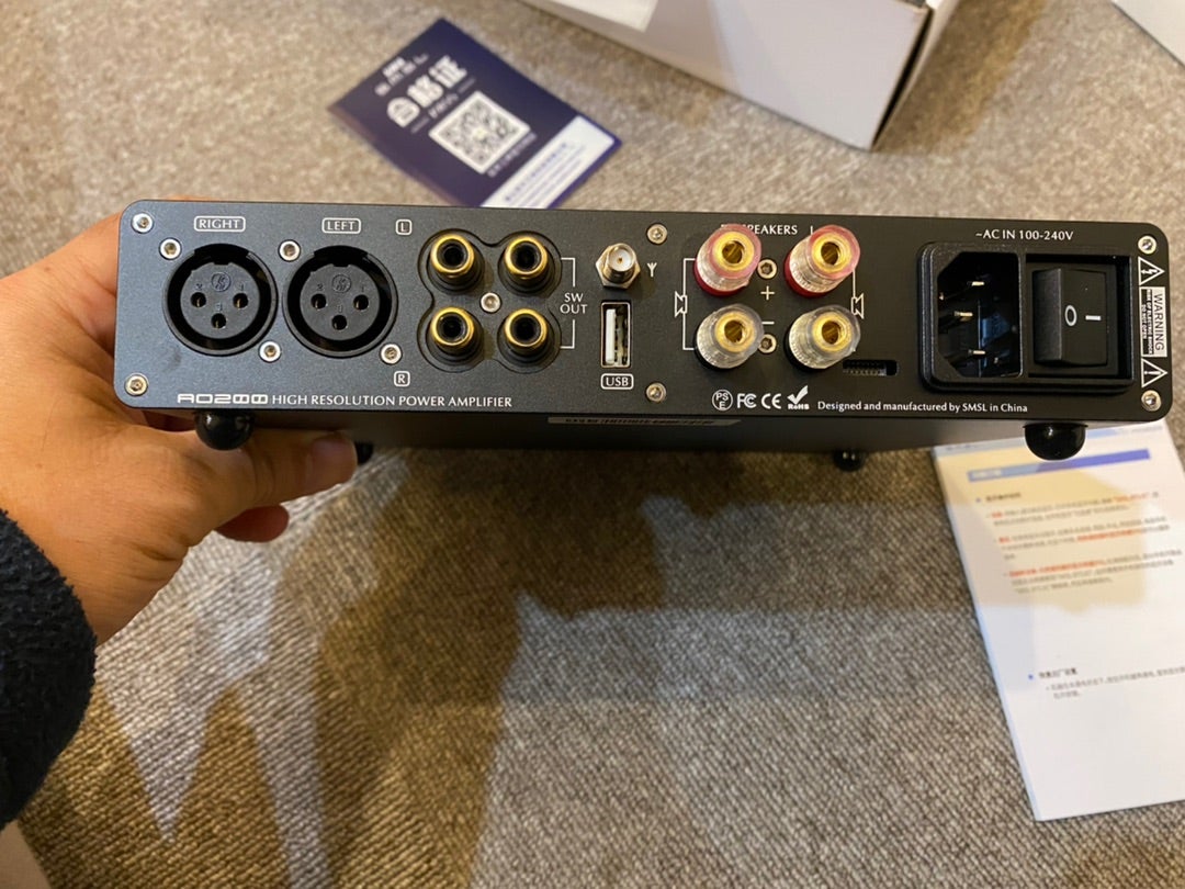 S.M.S.L AO200というアンプ、Bluetoothではちょーびっくりです