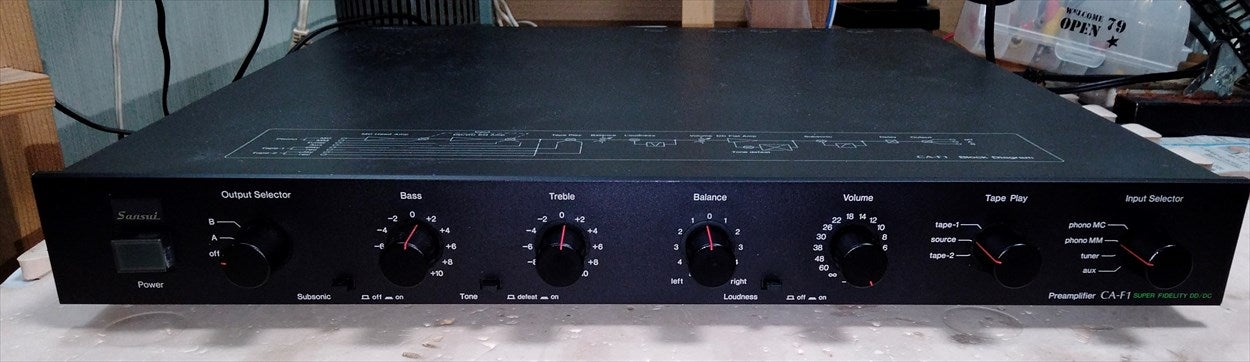 1）SANSUI プリアンプ CA-F1 | いたずラッコのブログ