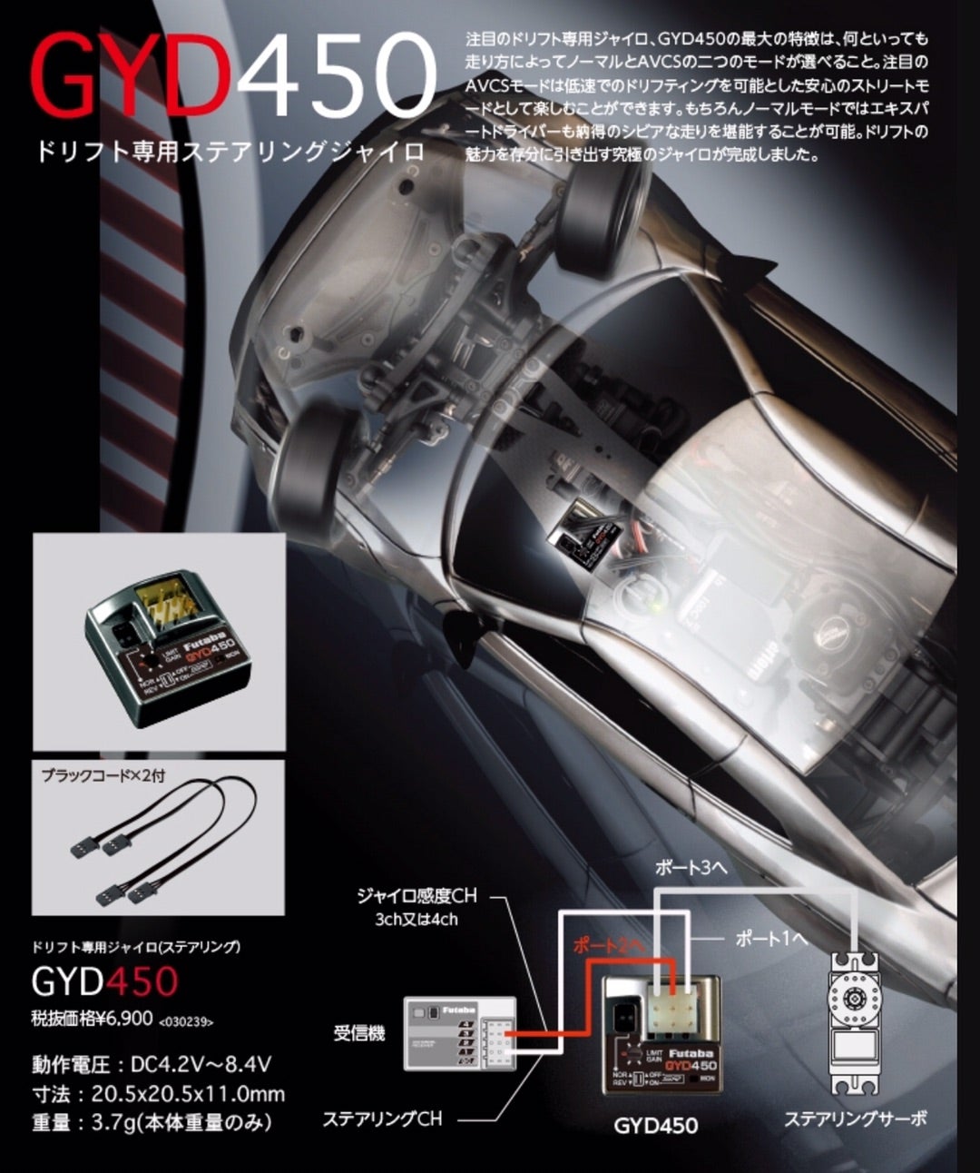 futaba GYD550 AVCSモード！ | tmkdesignのブログ