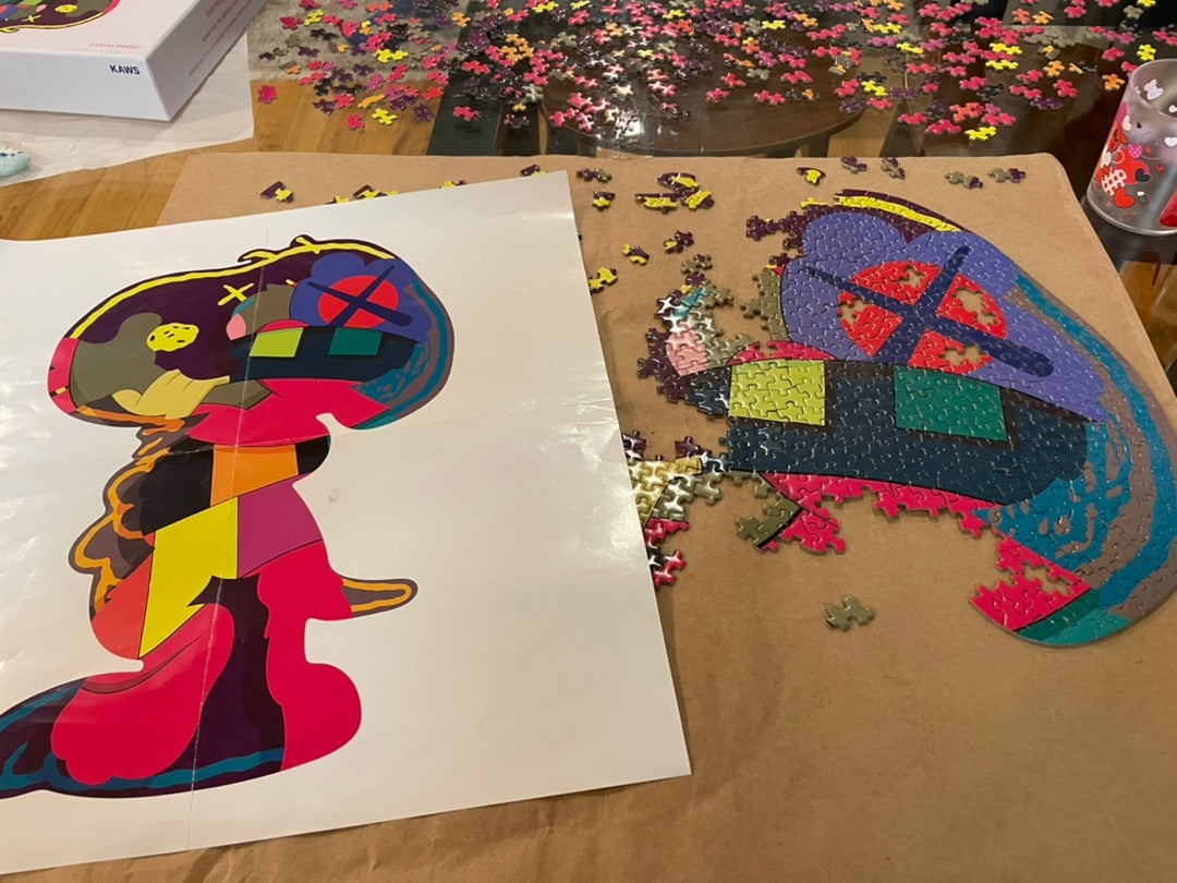 ついに。KAWS✖️スヌーピーパズル完成。 | Your Body, Your Life