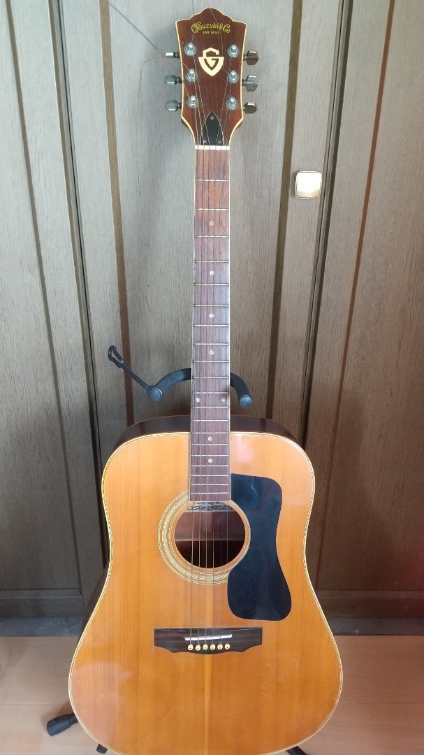 木曽鈴木バイオリンNo.6ピックギター1962年製GAETSCHキグバック付き