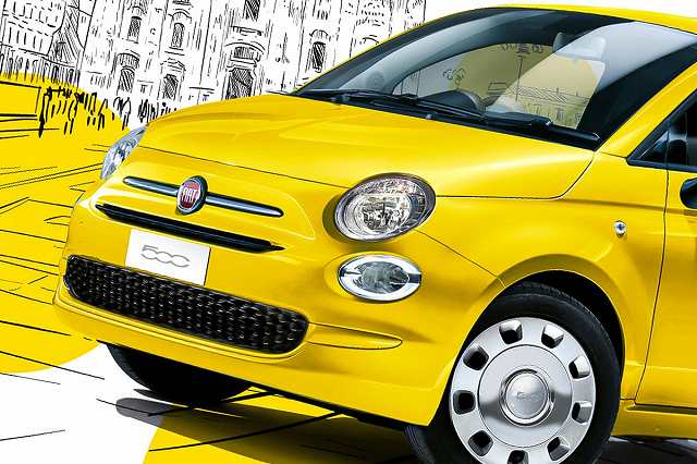 ○ フィアット 500に限定車「ジアリッシマ」登場、心弾むハッピー