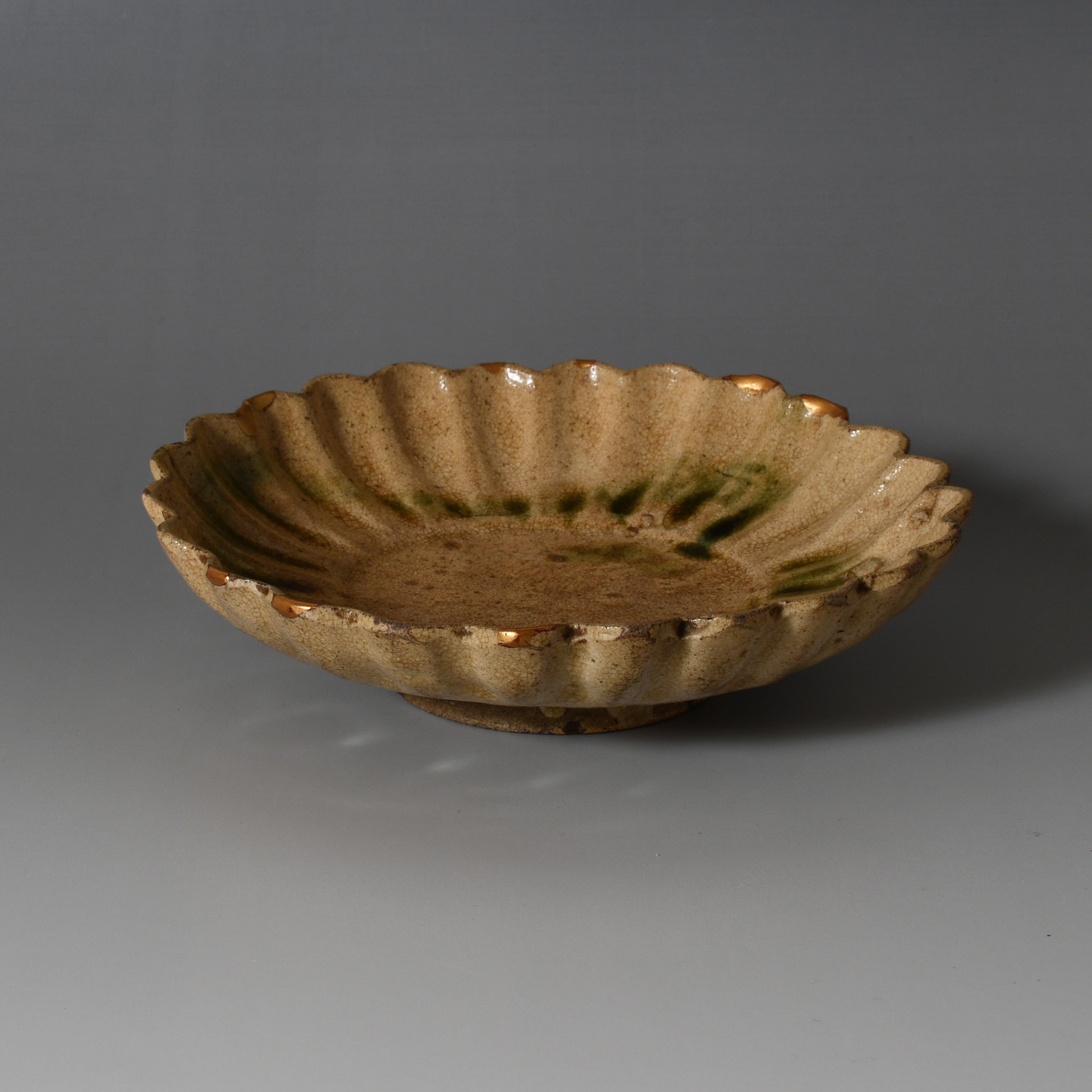 黄瀬戸菊花形皿 | 古美術花地蔵日記 / アート・骨董品