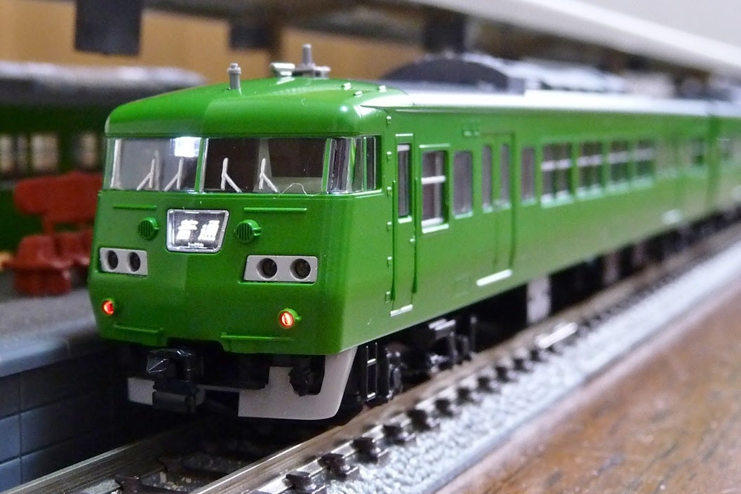 TOMIX 117-300系近郊電車(緑色)セット入線♪ | Bullet Train Favorite