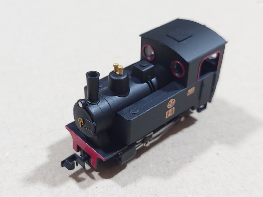 富技 鉄道コレクション ナローゲージ80 猫屋線 蒸気機関車 + 客車 旧