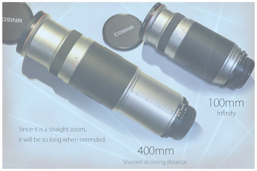 コシナ「COSINA 100-400MM F4.5-6.7 MC AF」ニコンFマウント