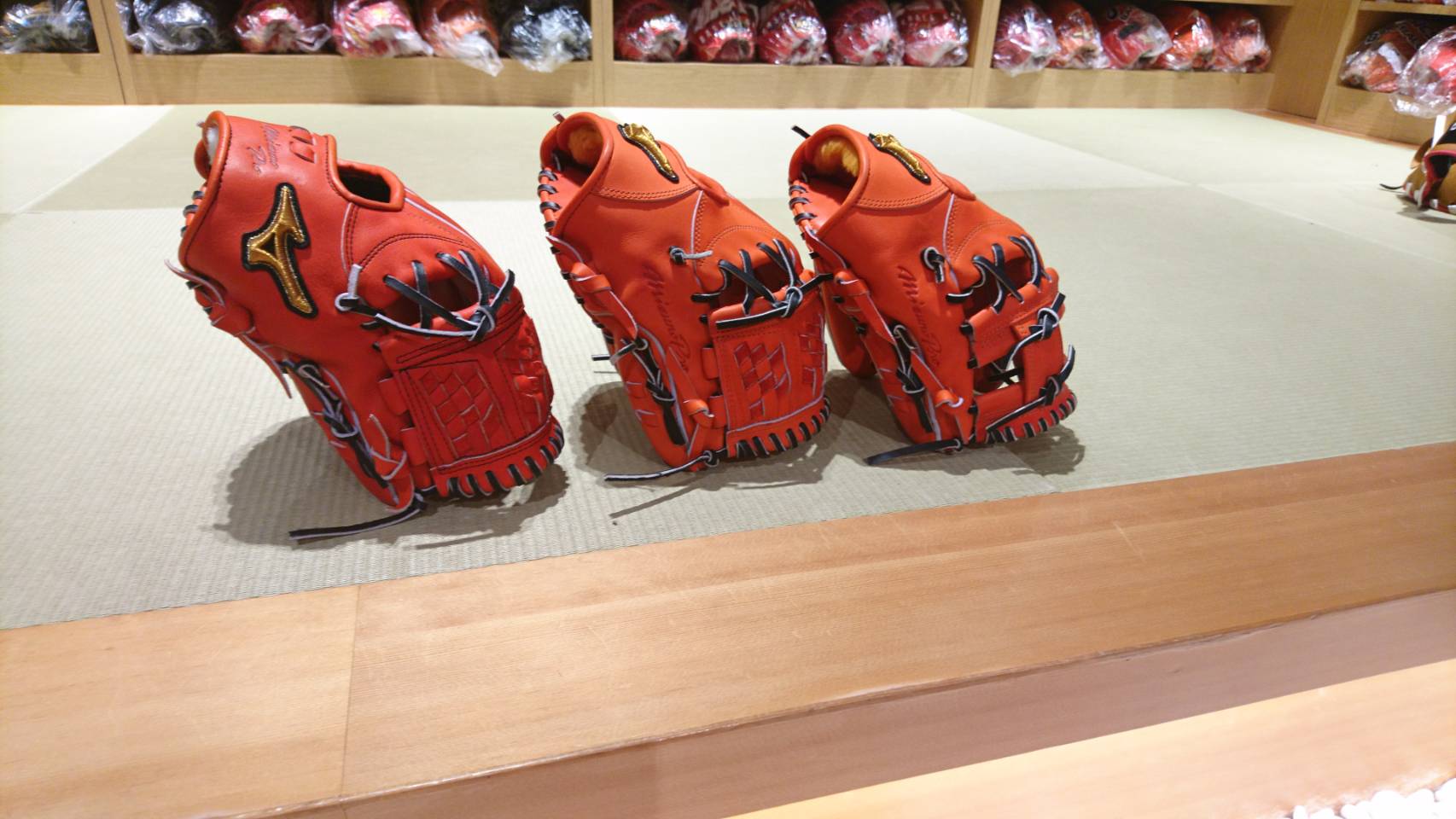 ミズノプロ】スプレンディットオレンジを3個同時に型付けをした話