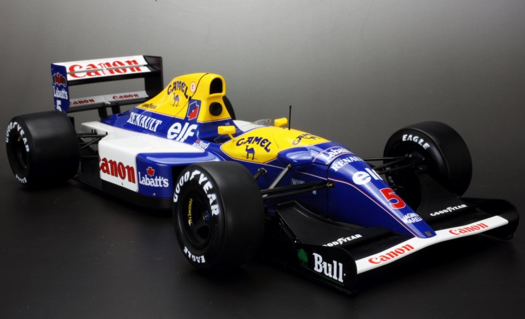 1/12 ウィリアムズ FW14B ルノー 完成画像と動画 | オーソライズの模型