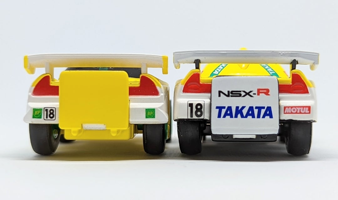 特注チョロQ】JGTC NSX 2001年と2002年を並べる (GTアソシエイション