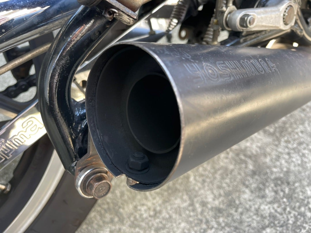 GS400 当時物ヨシムラ管が大変な事に… | GS400快適走行への道