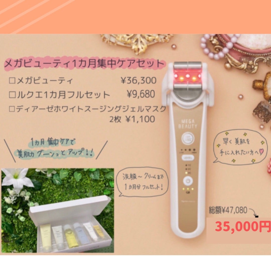 MEGA BEAUTY 美顔器 本体・充電器・説明書付き ナリス】メガビューティ