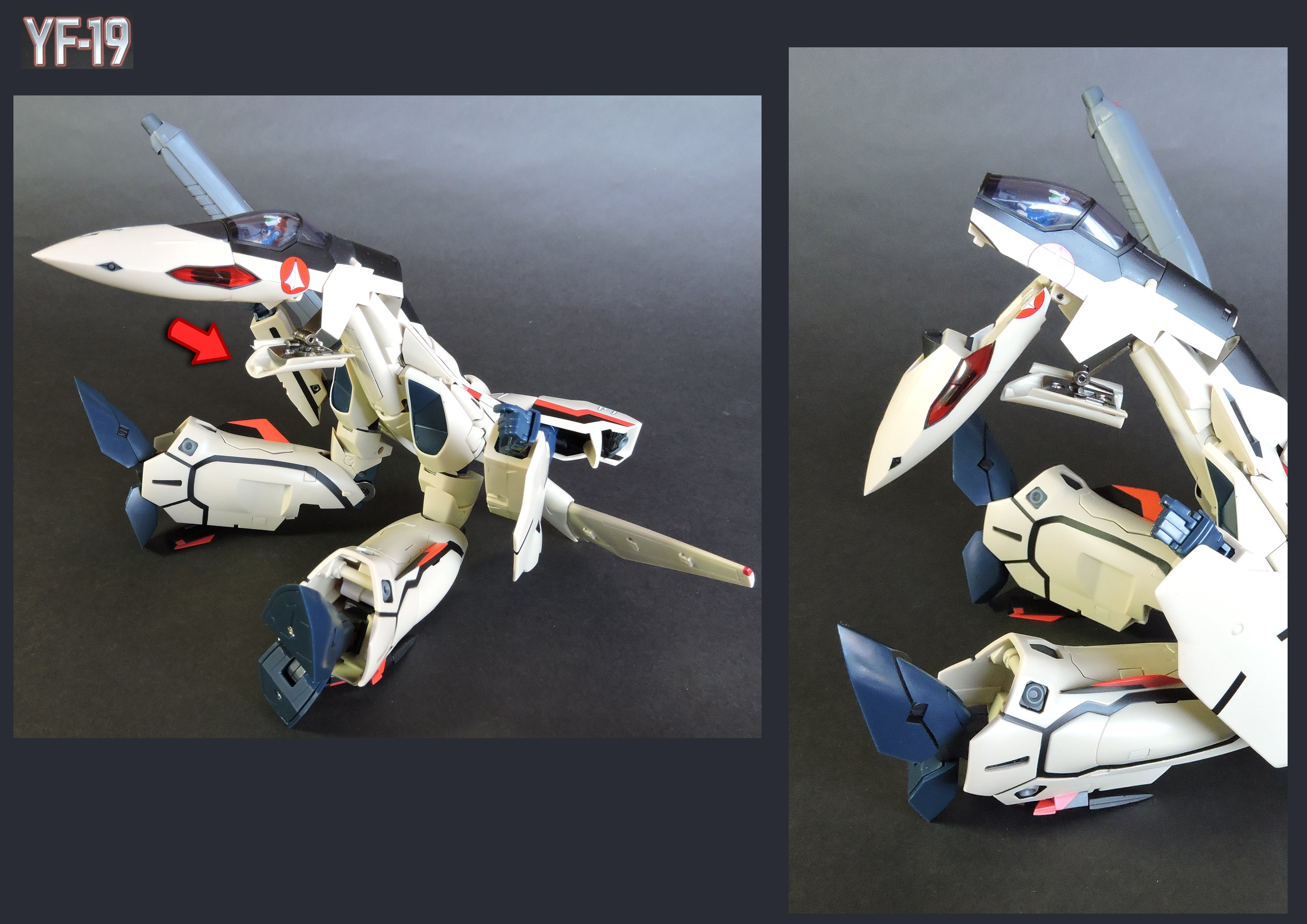アルカディア1/60 完全変形YF-19 with ファストパック その3
