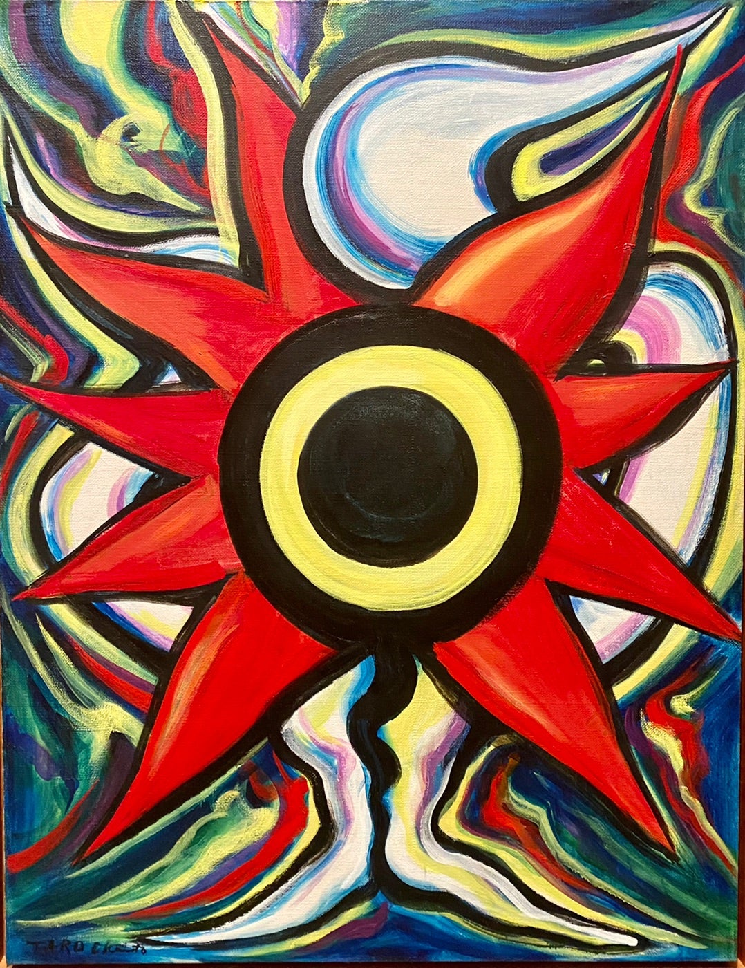 岡本太郎絵画作品 〜跳ぶ、疾走する眼他 | Yの枕草子