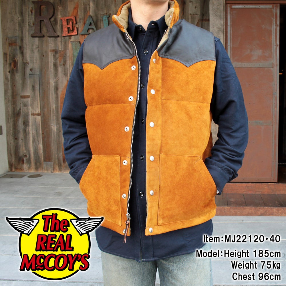 JOE McCOY レザーダウンベストのご紹介です♪ | リアルマッコイズ