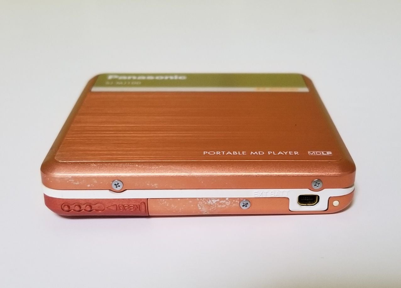 MDポータブルプレーヤー Panasonic SJ-MJ100 MDLP対応・完動品 | 驚愕