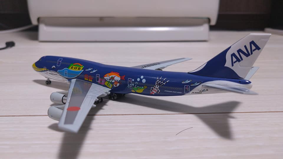No,014 全日本空輸 B747-400D マリンジャンボ (Fullwings 1/500