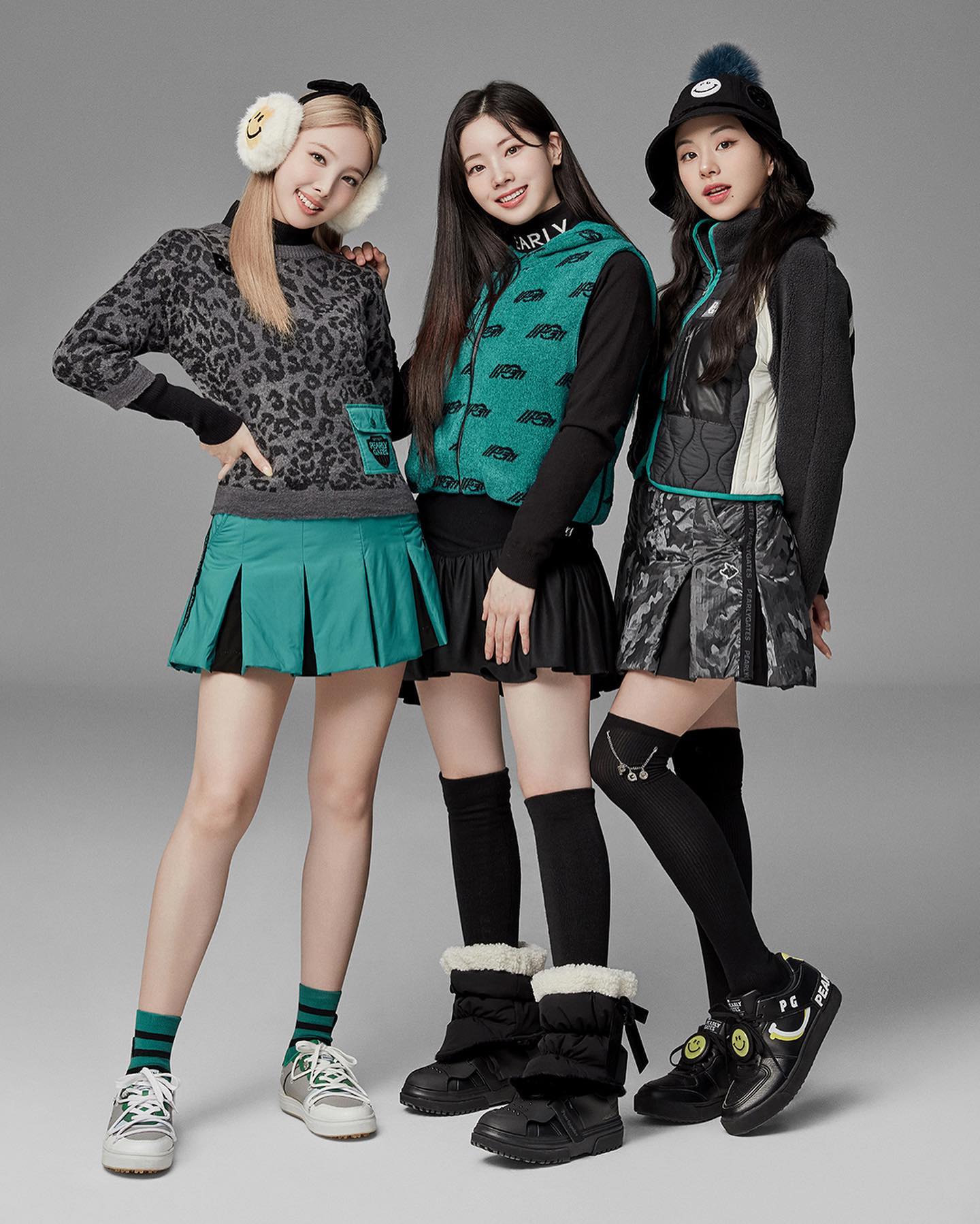 221108 TWICE ナヨン＆ダヒョン＆チェヨン『PEARLY GATES 秋冬』広告