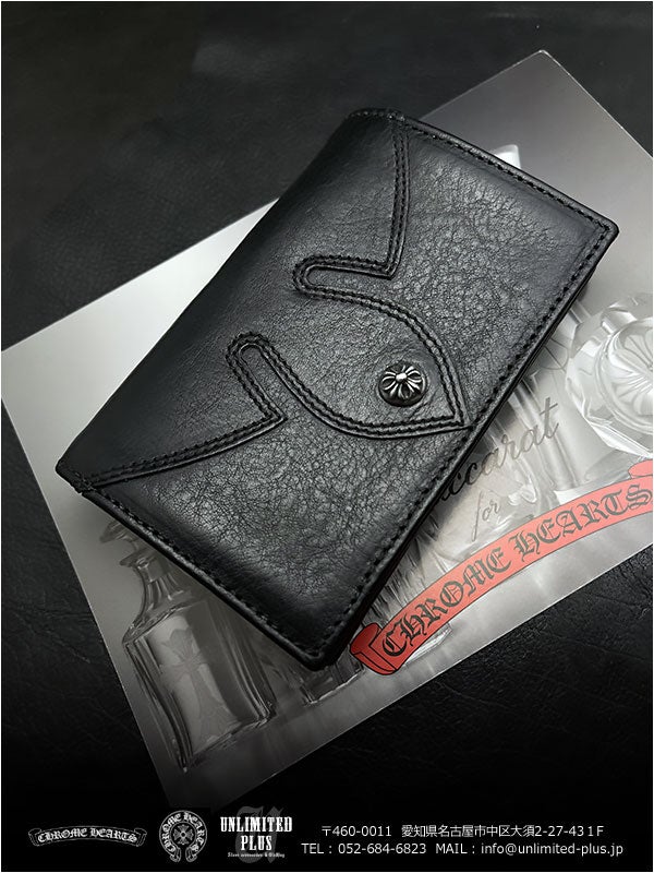 クロムハーツ 財布 / ウォレット カードケース フレアニー ブラック