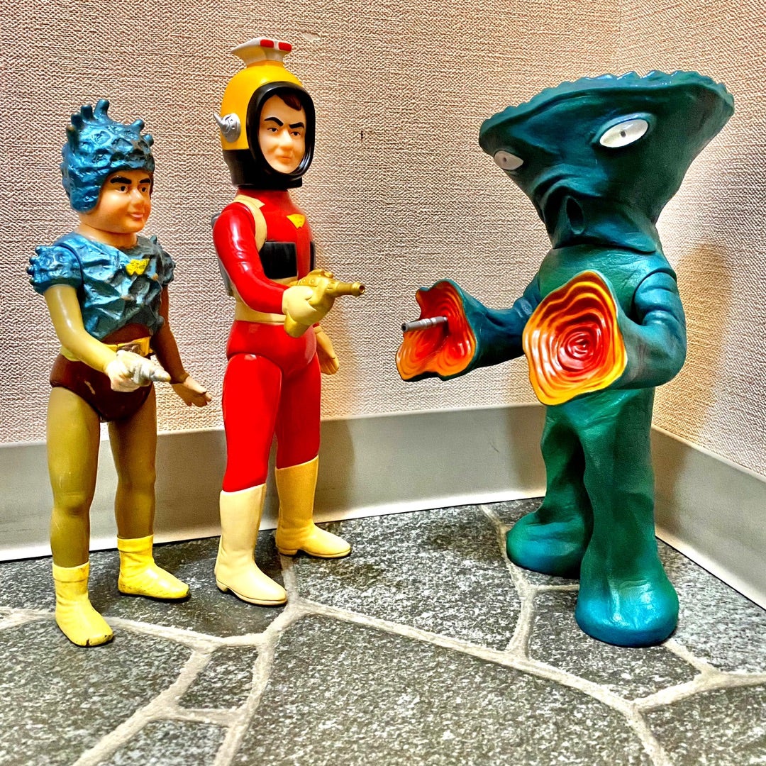 サイズ感バッチリな、キャプテンウルトラ・キケロのジョーとバンデル