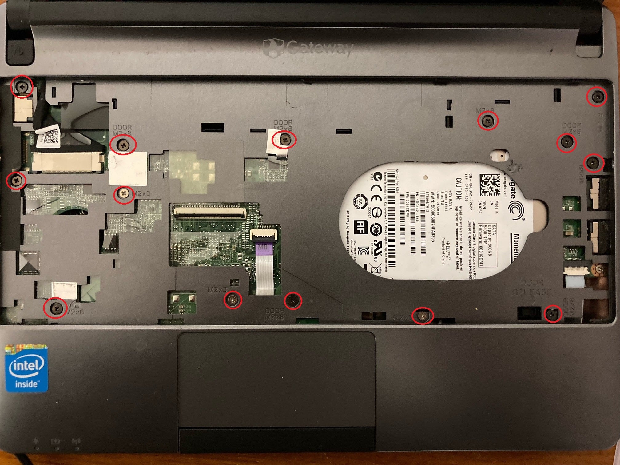 Gateway LT41P-F12D/F分解 | かっぺおじさんの家内制手工業