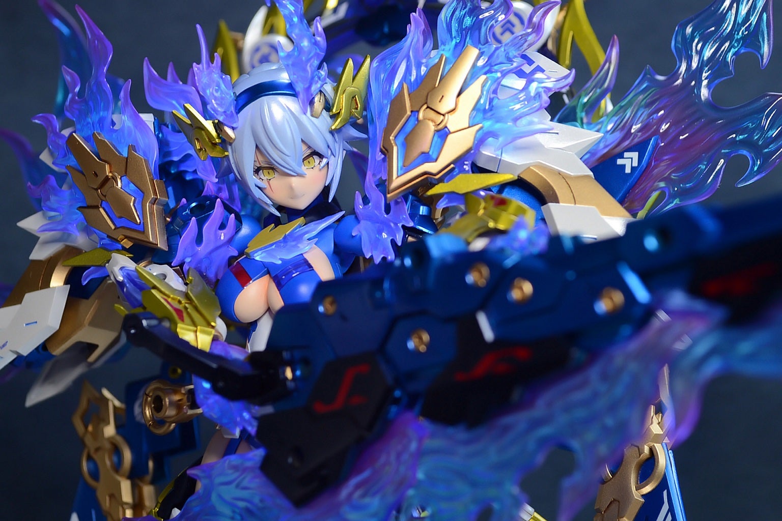 メガミデバイス 皇巫 スサノヲ 蒼炎 塗装 | @in's Hobby Room