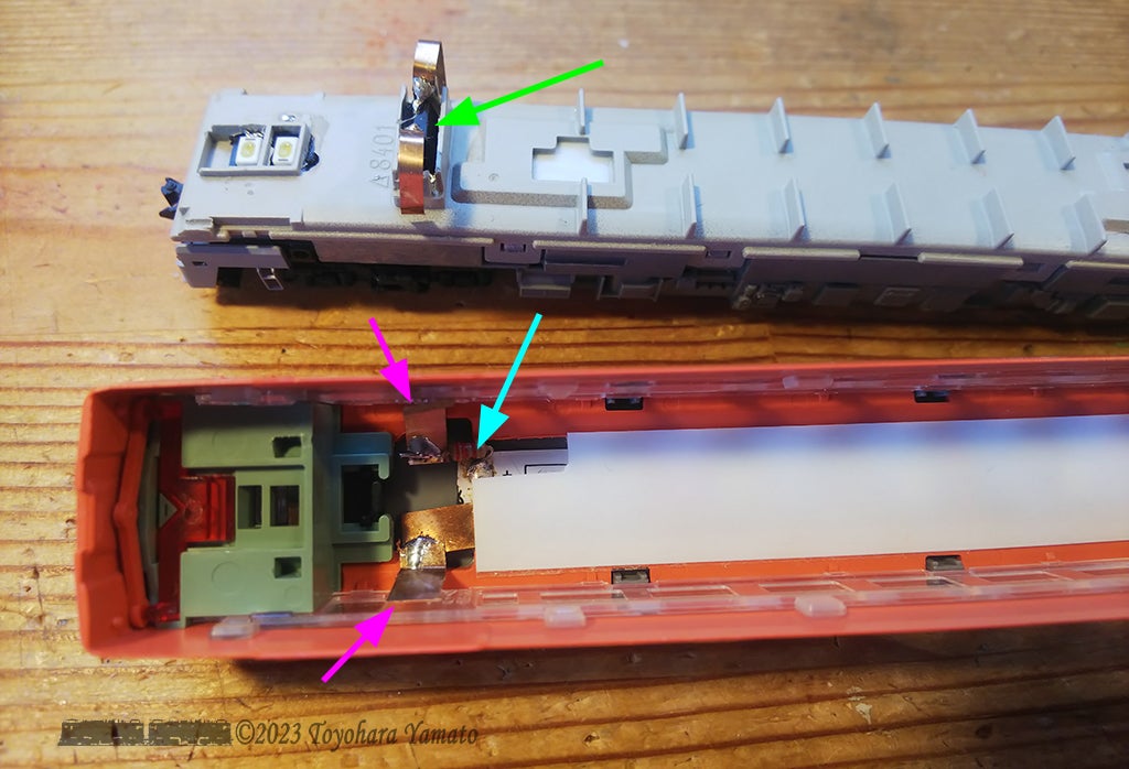 TOMIX キハ40系 集電とチラつきを改善 [鉄道模型] | 重単5175 ～鉄道
