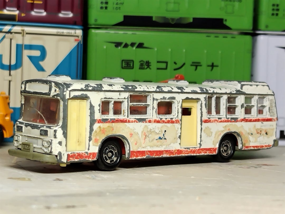 トミカ ロングトミカ 三菱ふそうワンマンバス 1986年 その2