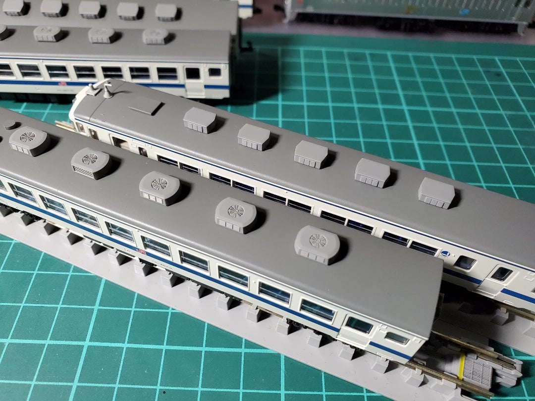 マイクロエースA0517 457系九州色タイプ改造先頭車 6両セット入線