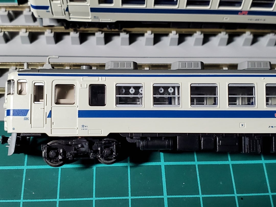 マイクロエースA0517 457系九州色タイプ改造先頭車 6両セット入線