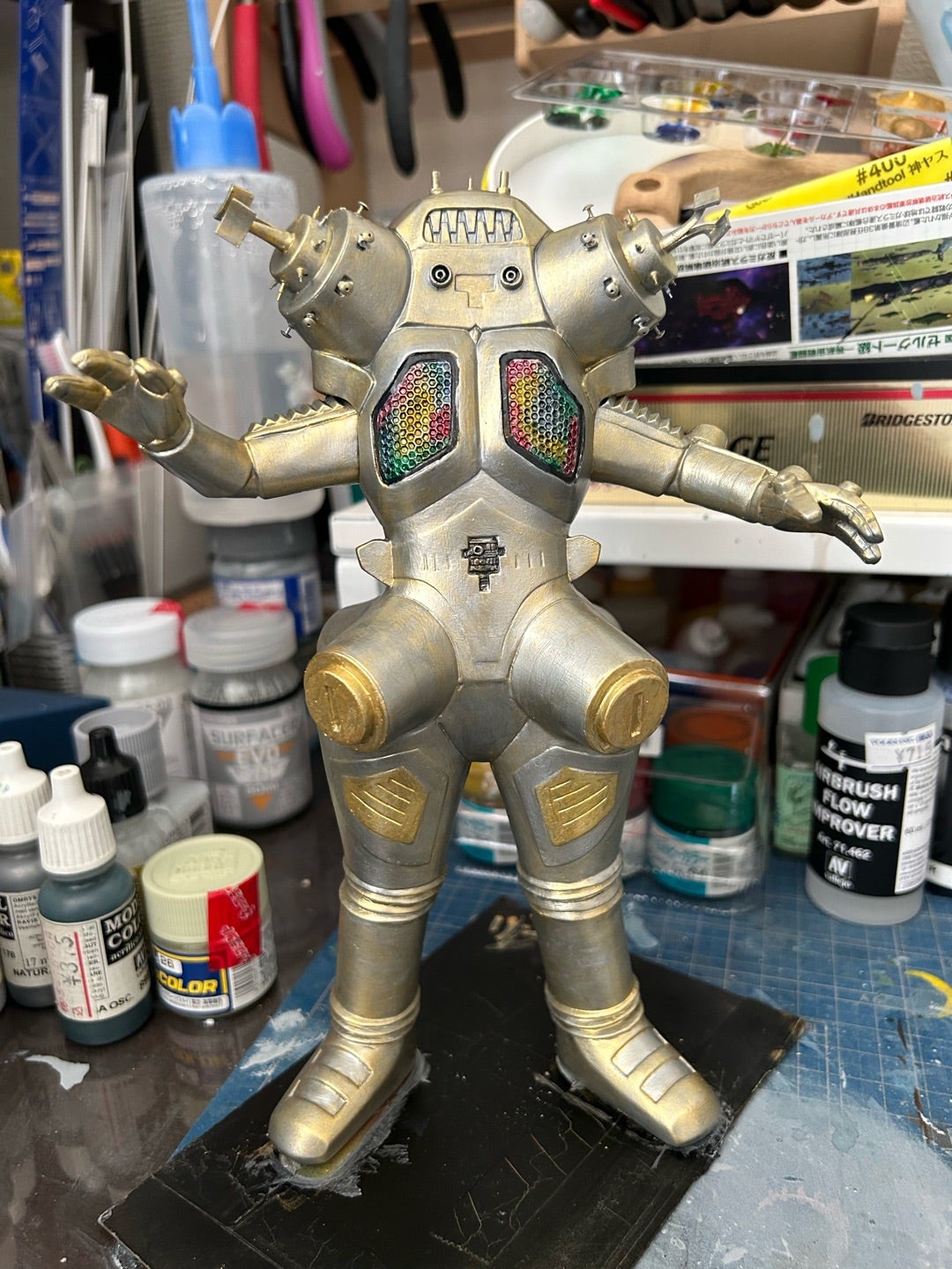 海洋堂 1/200 キングジョー(ウルトラセブンから) 復刻版(6) | 模型散財