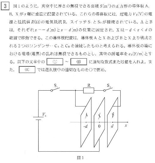 北大物理 2015後期第3問 | 大学受験in北海道