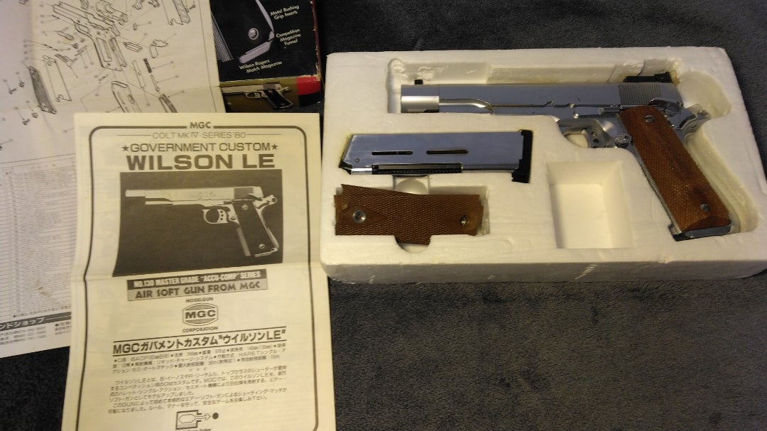 骨董品レビュー】MGCウィルソンLE・固定スライドガスガン・M1911マーク