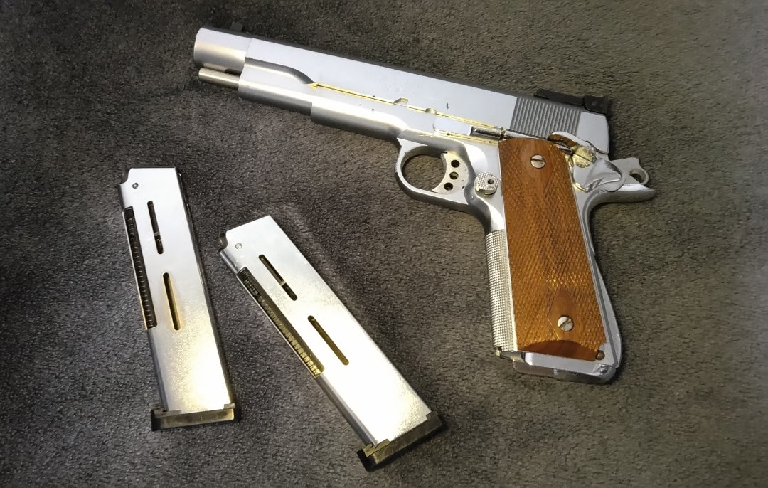 骨董品レビュー】MGCウィルソンLE・固定スライドガスガン・M1911マーク