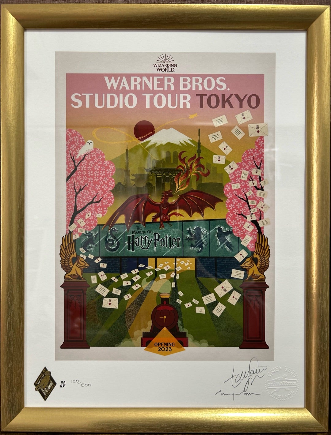 スタジオツアー東京限定 minalima アートプリント | ハリポタ購入品