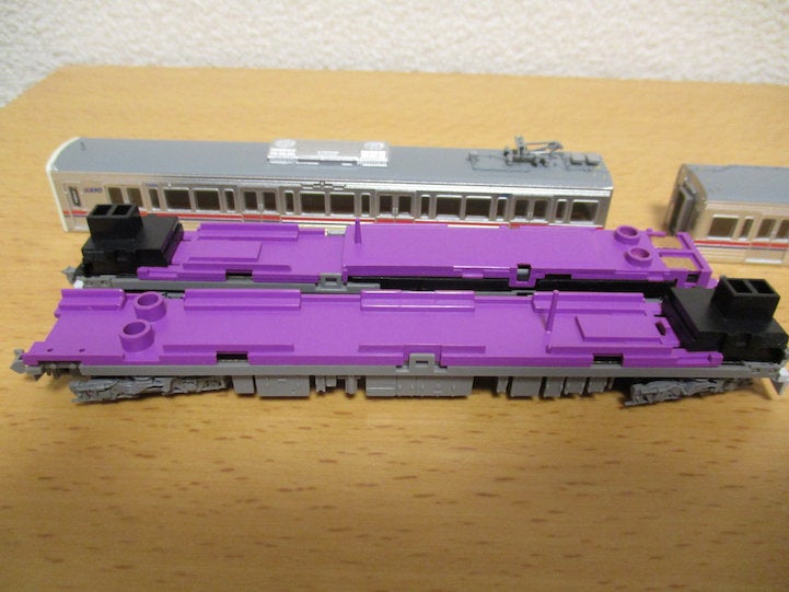 京王7000系 競馬場線2両セット 入線整備 | ダイス・クエイドのブログ