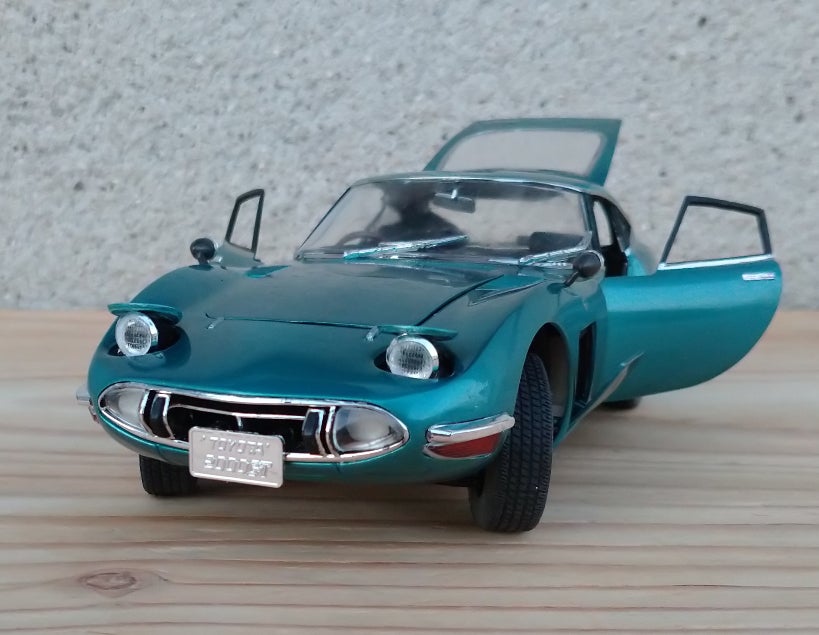 グンゼ1/20トヨタ2000GT後期型ジャンク品レストア(`ι_´;) | 牛乳雑巾