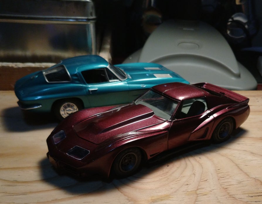 ジャンク模型レストア計画コルベットスティングレーC3ワイドボディ