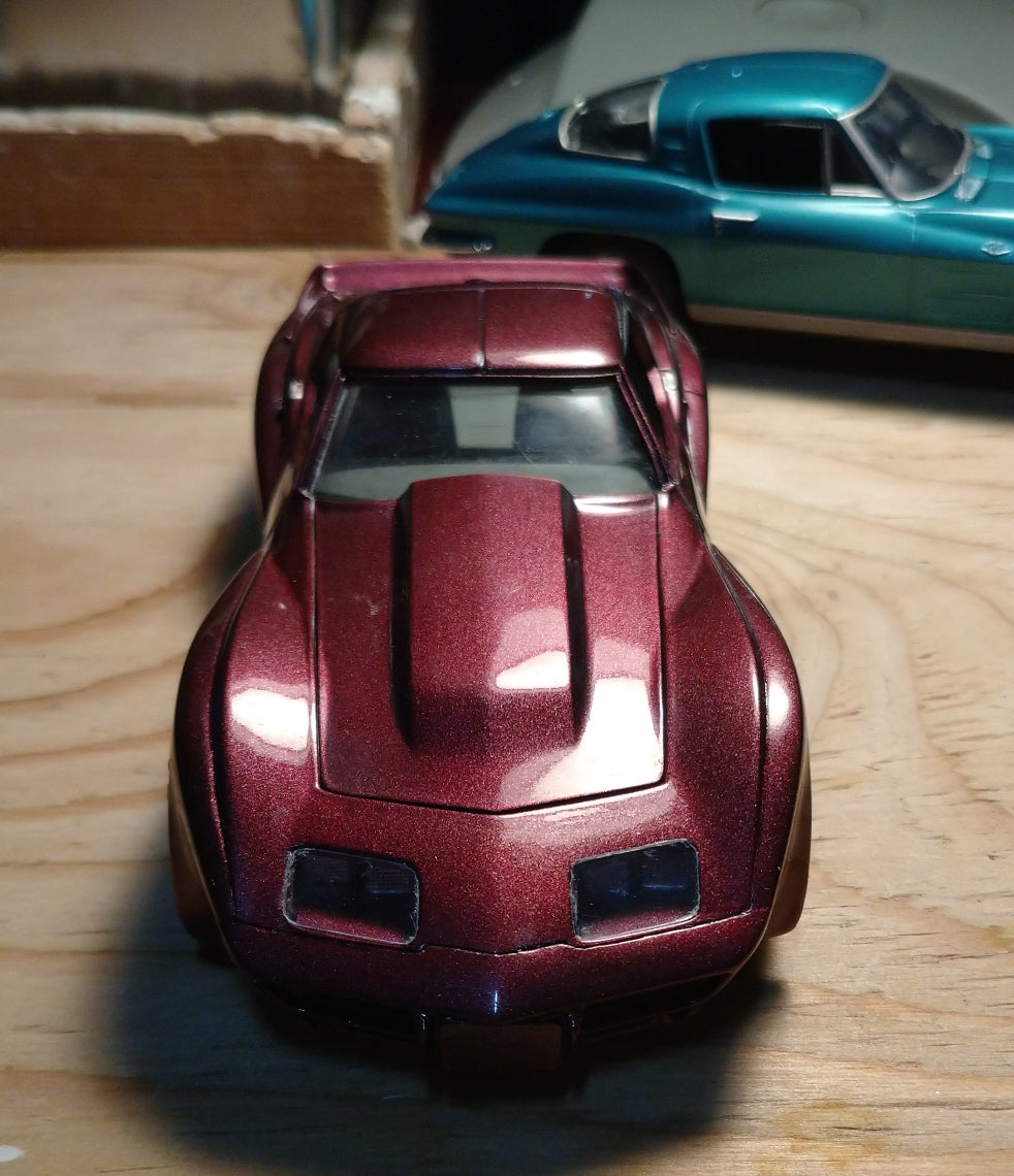 ジャンク模型レストア計画コルベットスティングレーC3ワイドボディ