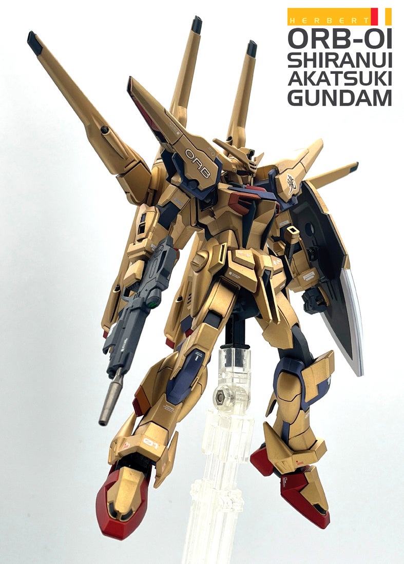 HG 1/144 ORB-01 シラヌイアカツキガンダム(機動戦士ガンダムSEED