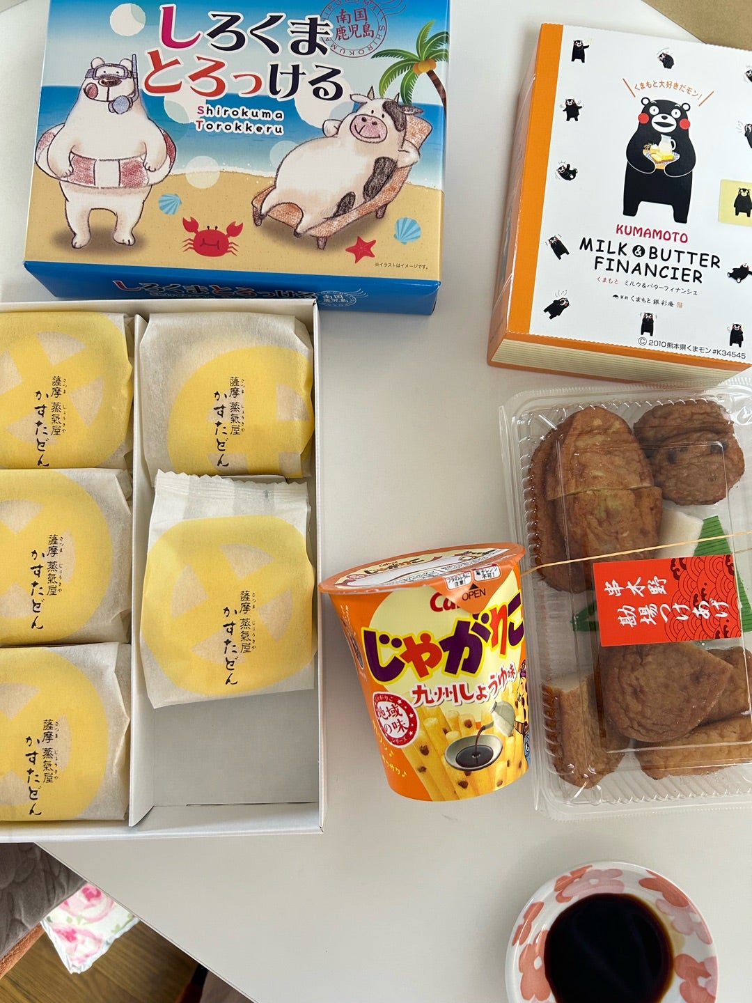 鹿児島 のお土産❤️ #Kagoshima #しろくまとろっける #かすたどん
