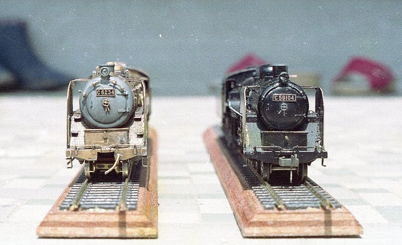 古い模型の写真 ダイヤモンドシリーズのC62 | 鉄道省半田鉄道局