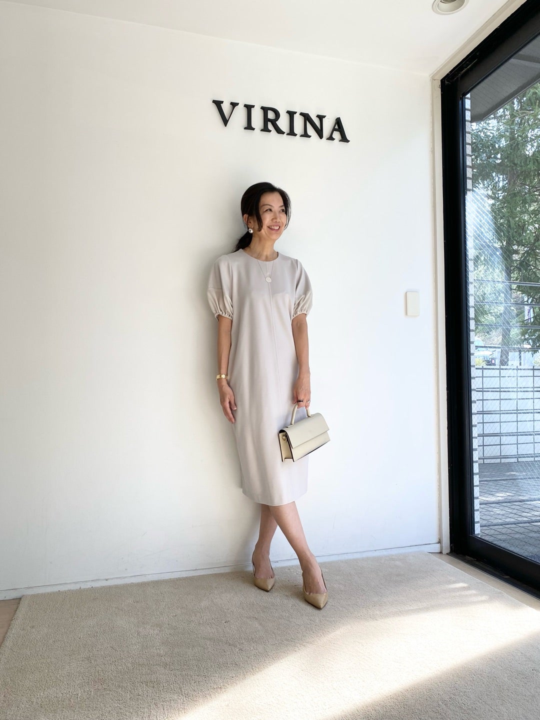 ママに喜んでいただきたい、ヴィリーナのマタニティ兼授乳用ワンピ