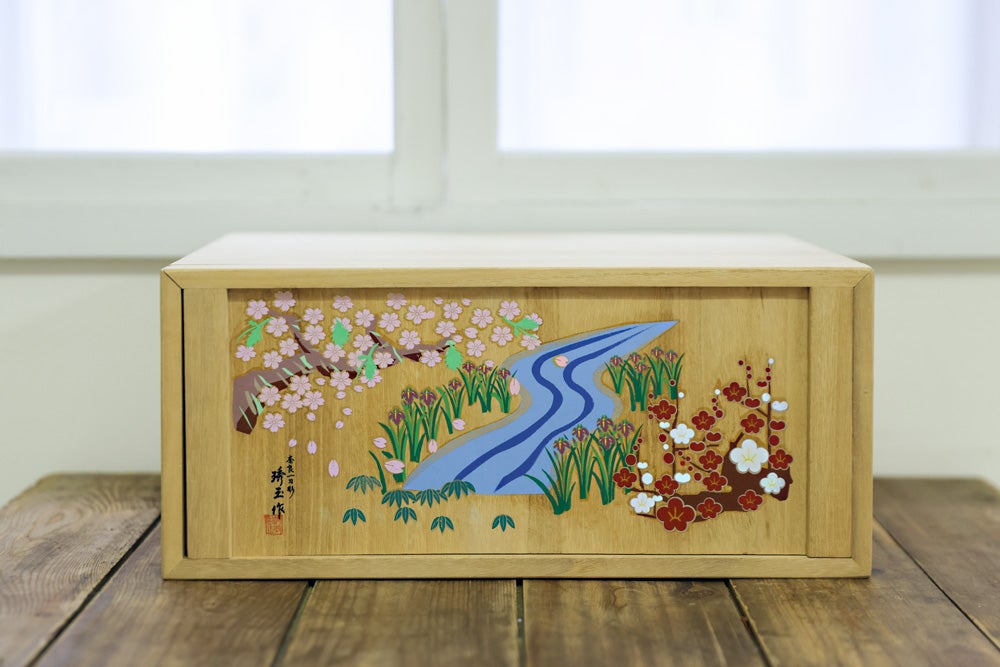 ☆すべてが木箱に収まる雛人形♪(奈良一刀彫) | インテリアと暮らしの